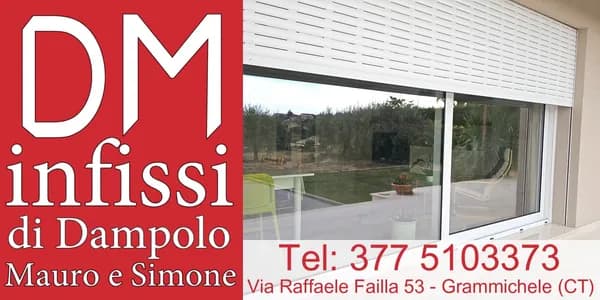 Spot pubblicitario DM Infissi su schermo LEDWALL