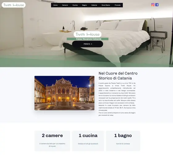 Screenshot del sito web tivittihouse.it