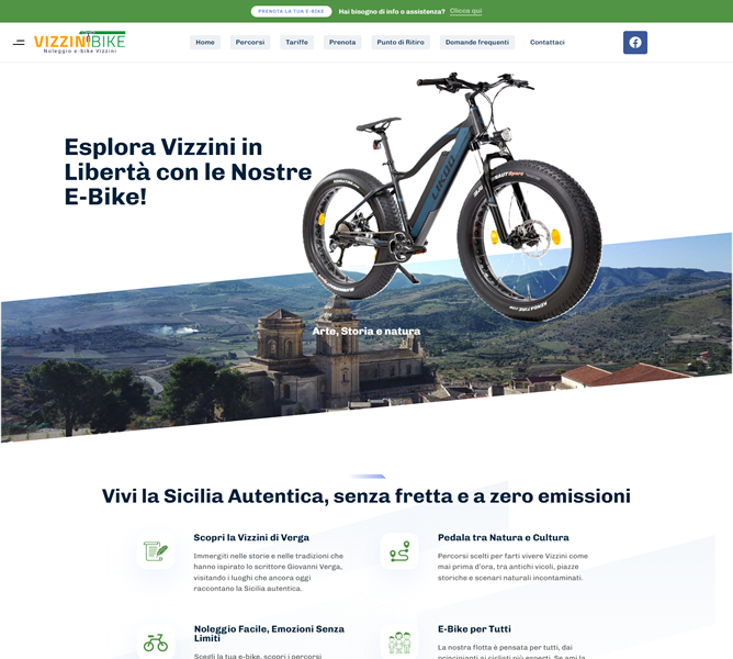Screenshot di vizzinibike.it