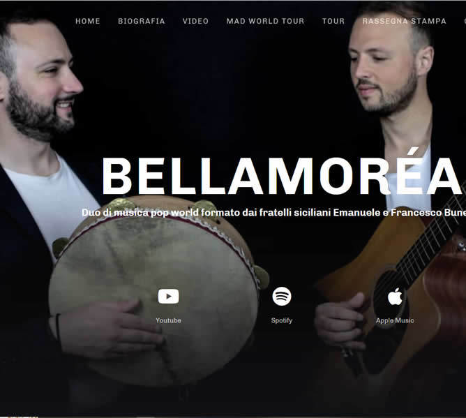 Screenshot di bellamorea.com